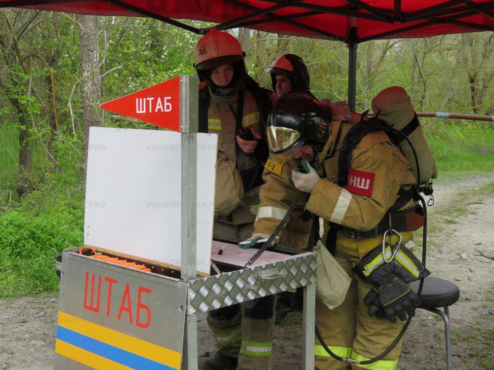 В Волгодонске прошли масштабные учения по ликвидации условного ландшафтного пожара
